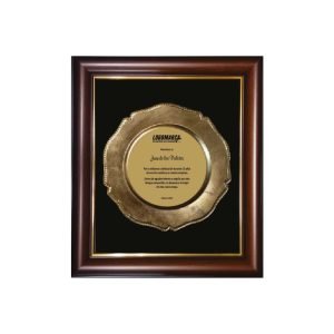 PLACA ENMARCADA COSMOS MARCO COLOR MARRON