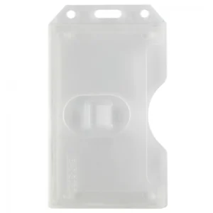 PORTACARNET PLASTICO RIGIDO DOBLE TRANSP